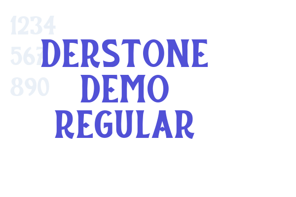 Derstone Demo Regular font download