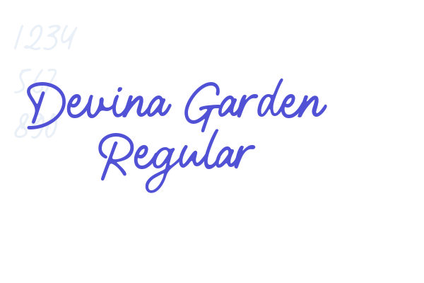 Devina Garden Regular font download