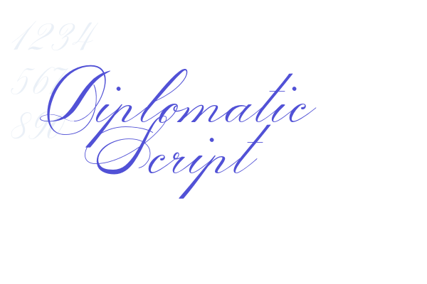 Diplomatic Script font download