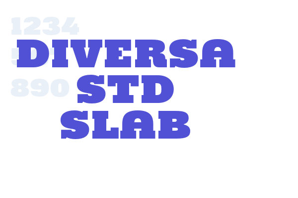 Diversa Std Slab font download