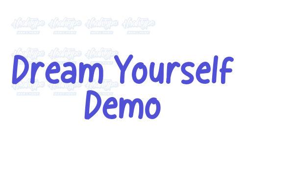 Dream Yourself Demo font download