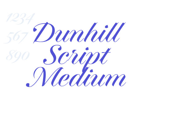 Dunhill Script Medium font download