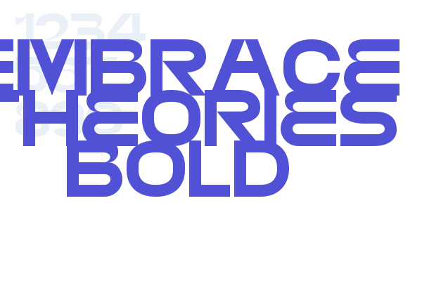 EMBRACE THEORIES BOLD font download