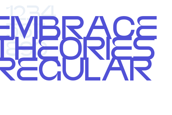 EMBRACE THEORIES REGULAR font download