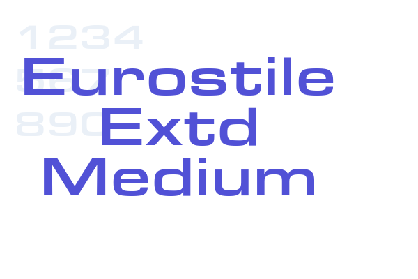 Eurostile Extd Medium font download