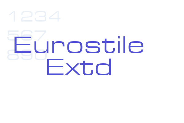 Eurostile Extd font download