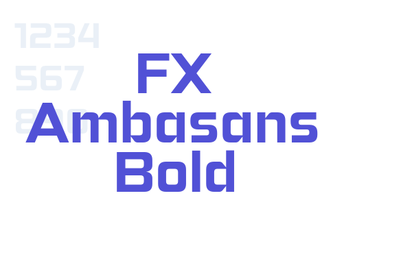 FX Ambasans Bold font download