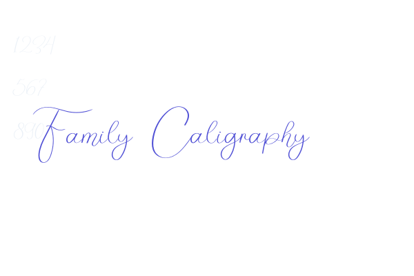 Family Caligraphy