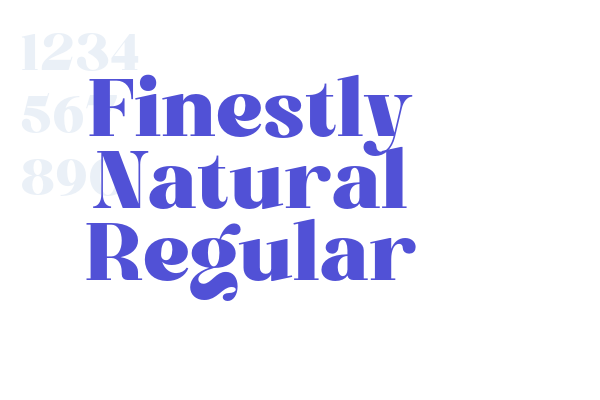 Finestly Natural Regular font download