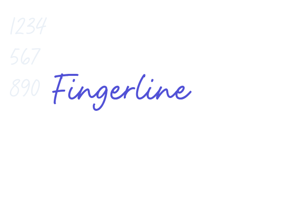 Fingerline font download