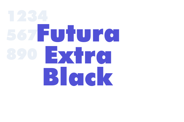 Futura Extra Black font download