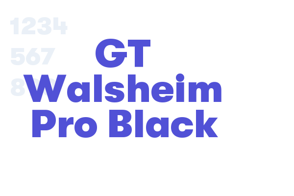 GT Walsheim Pro Black