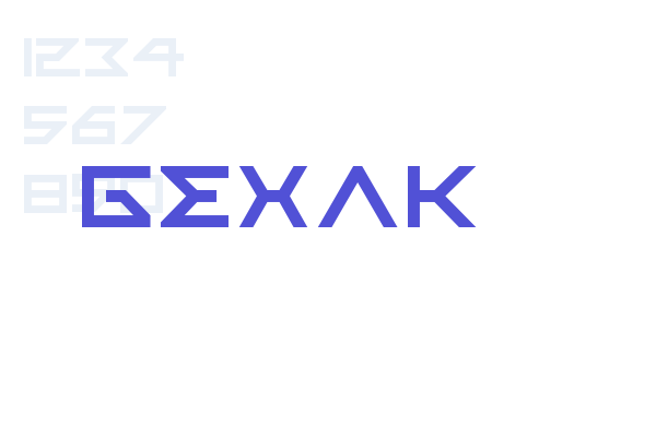 Gexak font download