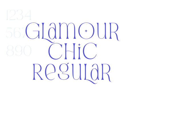 Glamour Chic Regular font download