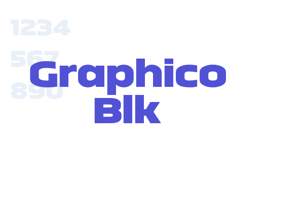 Graphico Blk font