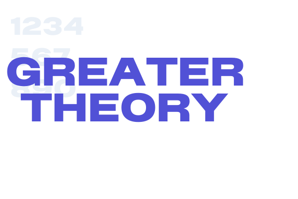 Greater Theory font download