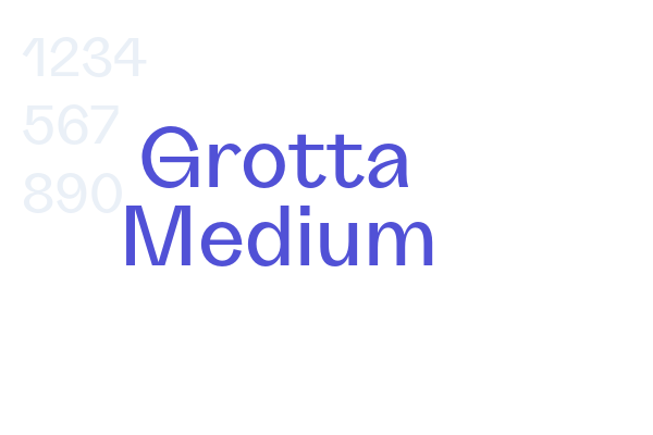 Grotta Medium font download