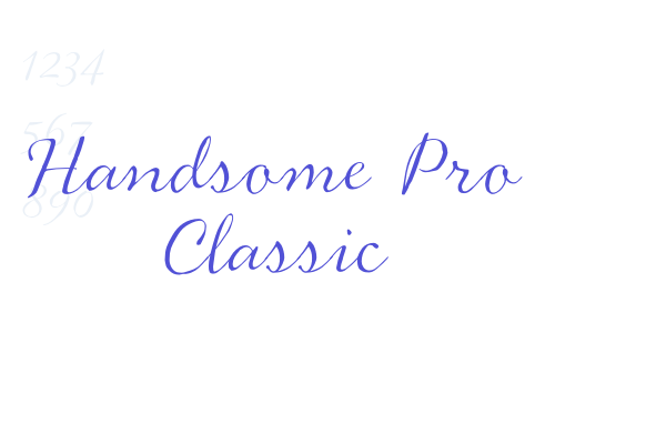 Handsome Pro Classic font download