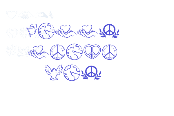 Happy Peace Day font download