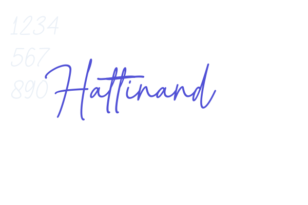 Hattinand font download