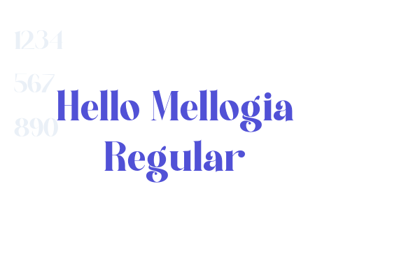 Hello Mellogia Regular font download