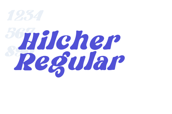 Hilcher Regular font download