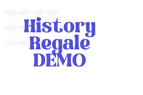 History Regale DEMO font download