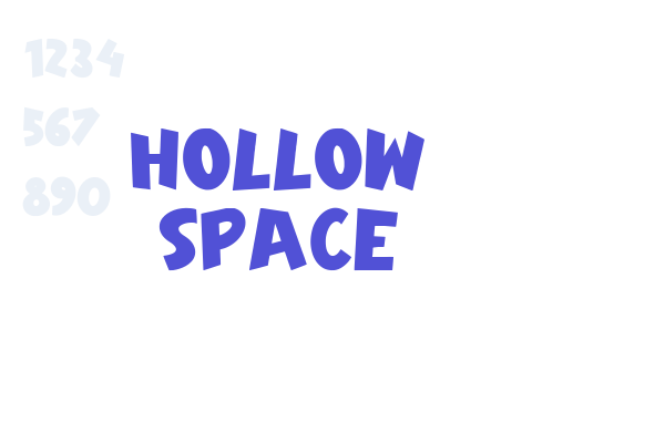 Hollow Space font download