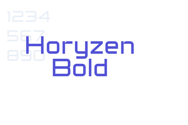 Horyzen Bold font download