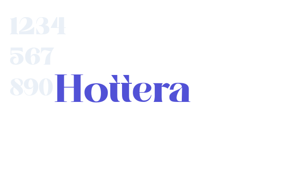 Hottera font download