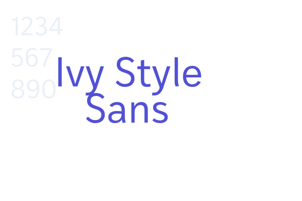 Ivy Style Sans font download