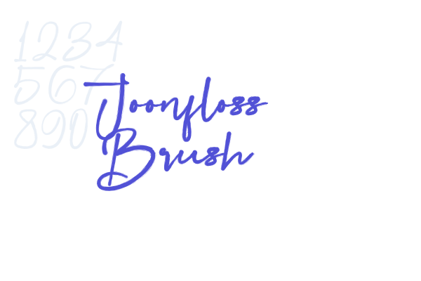 Joonfloss Brush font download