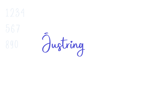 Justring font download