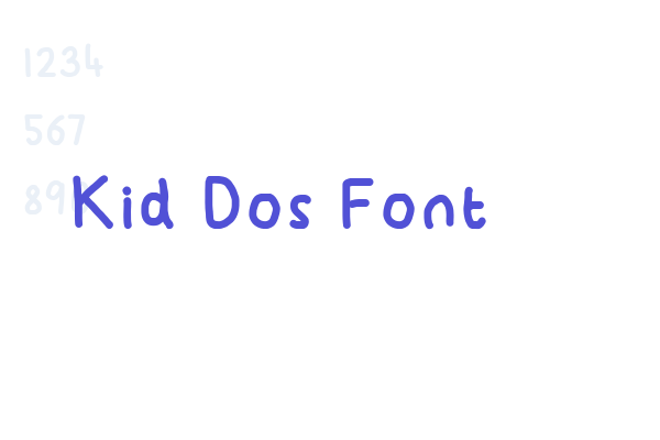 Kid Dos Font font download