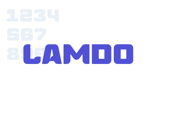 Lamdo font download