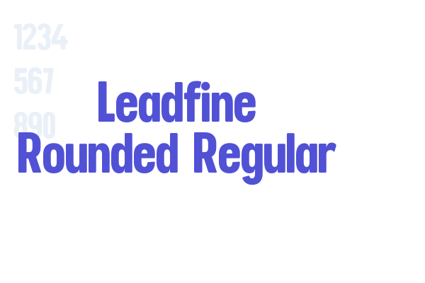 Leadfine Rounded Regular