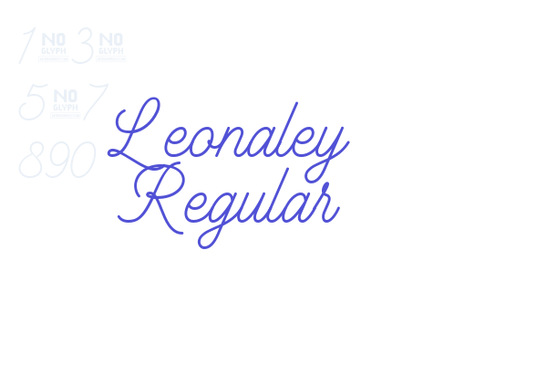 Leonaley Regular font download