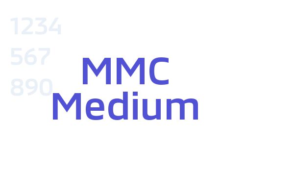 MMC Medium font download