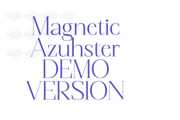 Magnetic Azuhster DEMO VERSION font download