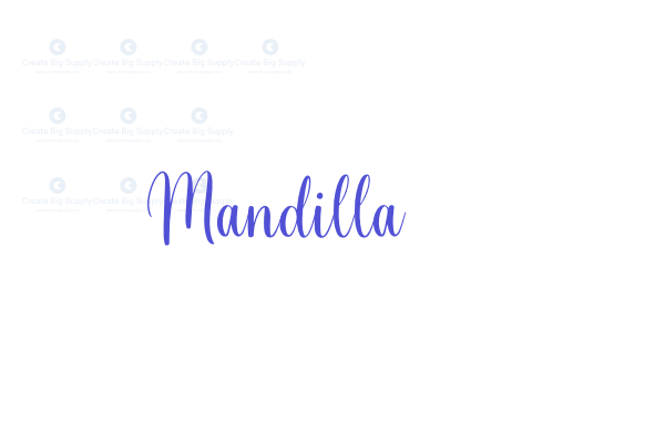 Mandilla font download