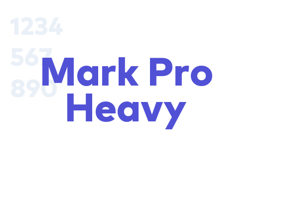 Mark Pro Heavy font download