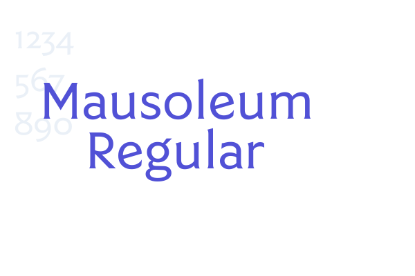 Mausoleum Regular font download