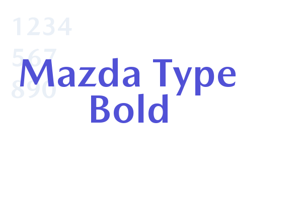 Mazda Type Bold font download