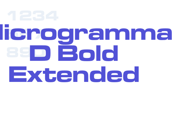 Microgramma D Bold Extended font download