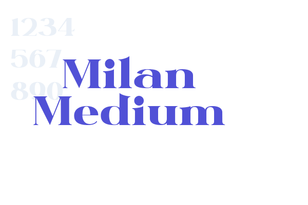 Milan Medium font download