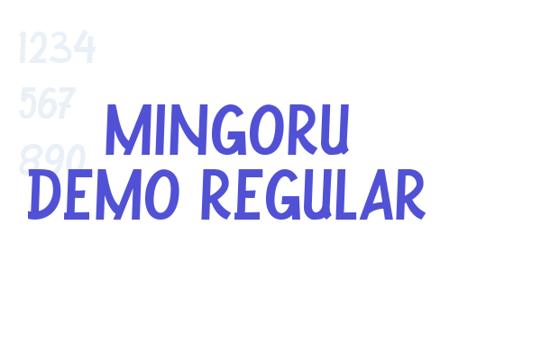 Mingoru Demo Regular font download