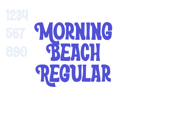 Morning Beach Regular font download