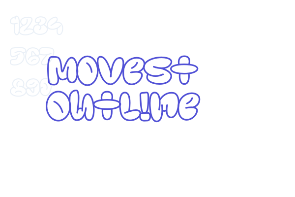 Movest Outline font download