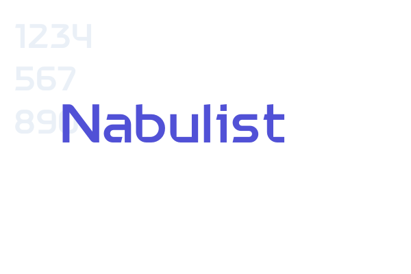 Nabulist font download