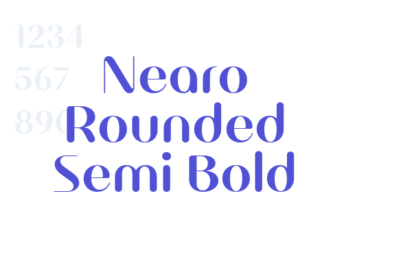 Nearo Rounded Semi Bold